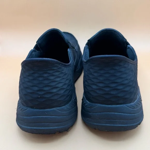 Skechers Relaxed Arch Fit Slip-Ins Motley Leather Milo Black Sneakers Men’s 13WW - Picture 4 of 10